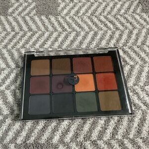 Viseart Brown and Orange Eyeshadow Palette 12 Shades 04 Dark Matte